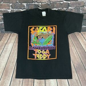 Vintage Toga Teddy Safari Roman Expedition Caesars Palace Graphic T-Shirt Size L